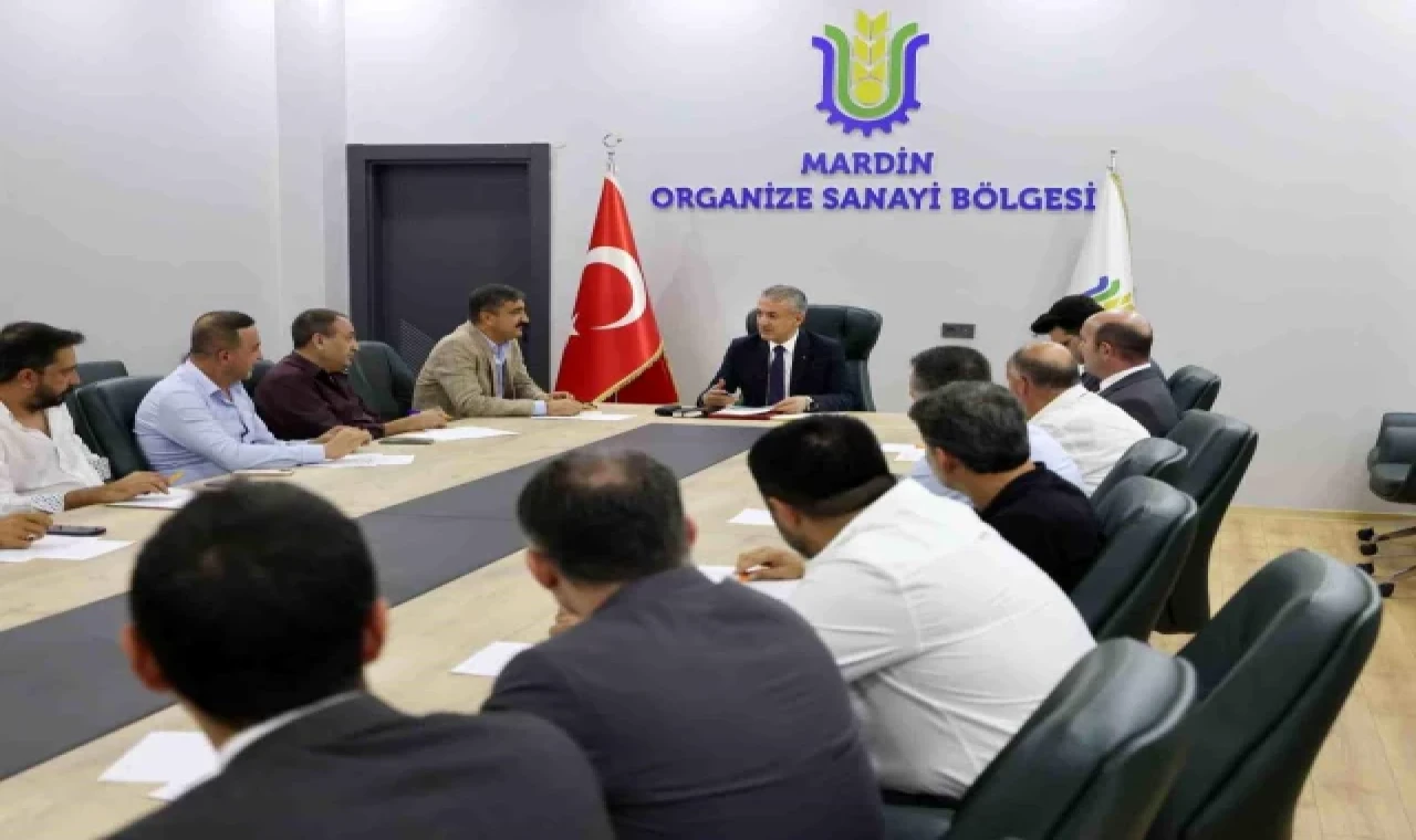 Mardin Valisi Akkoyun Başkanlığında OSB Toplantısı Gerçekleştirildi